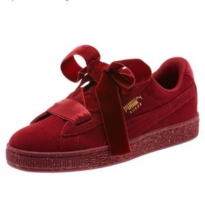 PUMA Suede Heart Winter Velvet JR sneaker